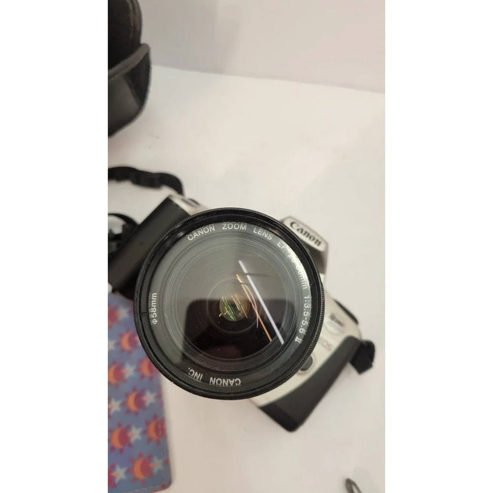 Canon EOS Rebel 2000 35mm Film SLR Camera EF 28-80mm Lens Tested Working Case
